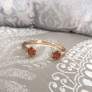 Kendra Scott Arden Rose Gold Drusy Cuff Bracelet